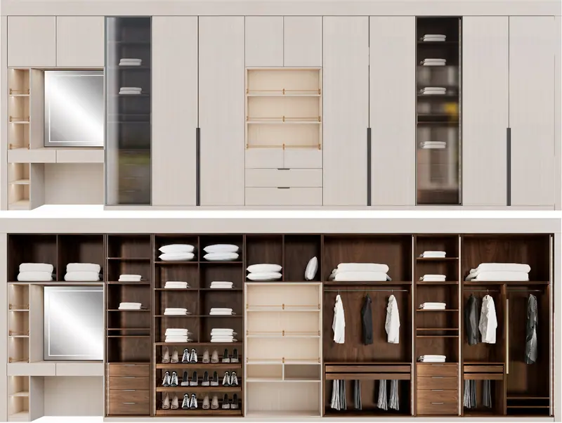 Master Bedroom Wardrobe - Finishing stage